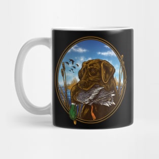 Duck Shirt - Labrador Retriever with Mallard Mug